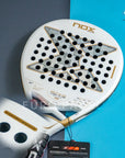 NOX AT10 ALUM XTREME 2026 AGUSTIN TAPIA 12K CARBON Adjustable Weight Rough Racket Padel Original