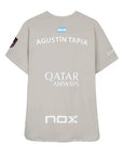 NOX OFFICIAL JERSEY AGUSTIN TAPIA GREY 2026 Baju Padel Original