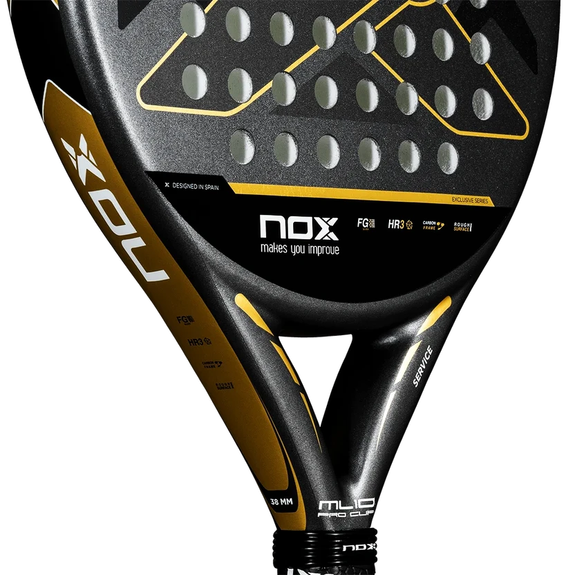 NOX AT10 ML10 X-ZERO SPECIAL EDITION 2026 BLACK GOLD Racket Padel Original