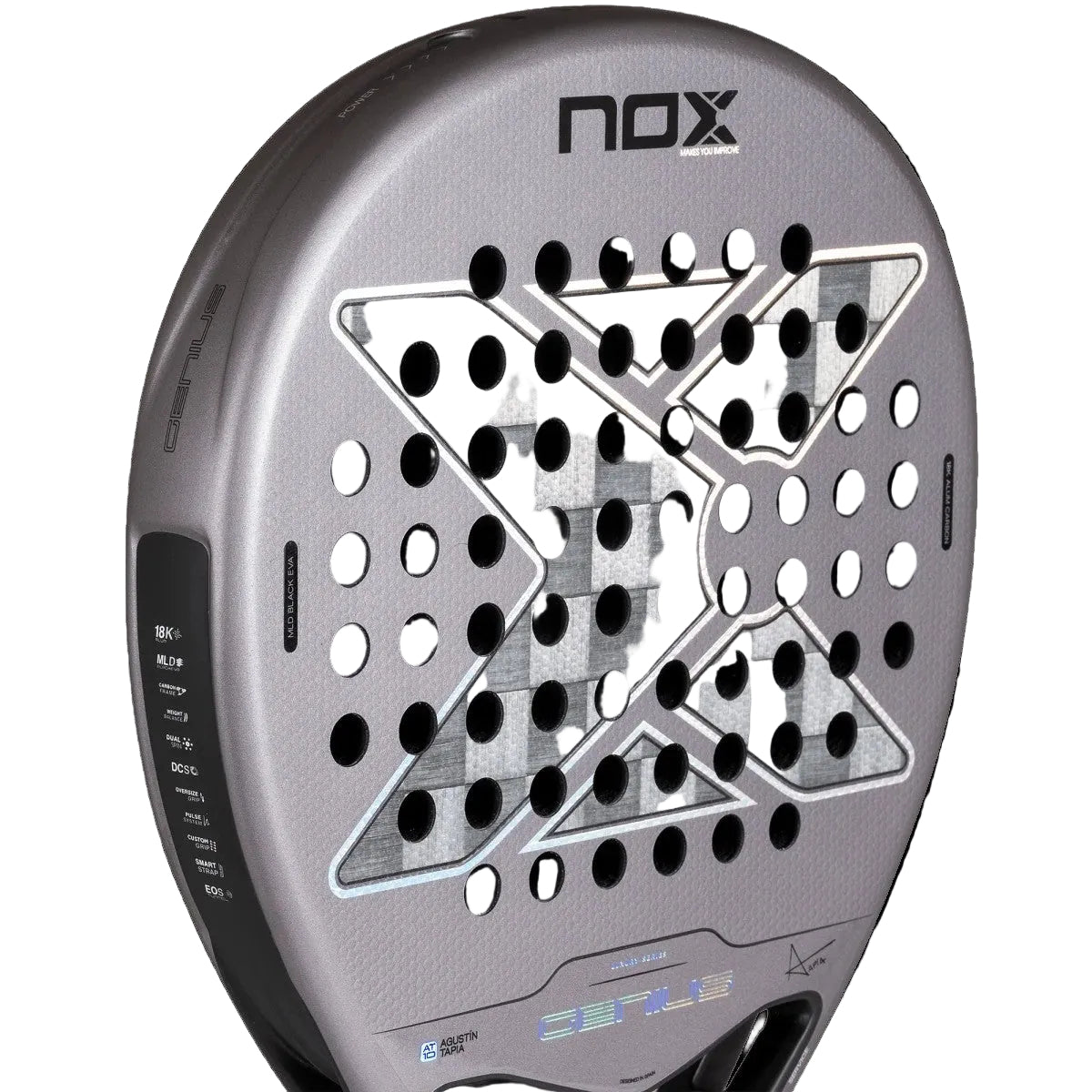 NOX AT10 Genius 18K Alum 2027 Racket Padel Original
