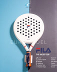 FILA INCEPTOR WHITE Beginner Round Fiberglass Racket Padel Original