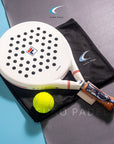 FILA INCEPTOR WHITE Beginner Round Fiberglass Racket Padel Original