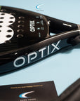 WILSON OPTIX 2025 BLACK WHITE Beginner Round FiberGlass Racket Padel Original