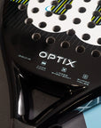 WILSON OPTIX 2025 BLACK WHITE Beginner Round FiberGlass Racket Padel Original
