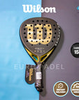 WILSON DEFY V1 2025 JAVI GARRIDO Rough Full Carbon Racket Padel Original