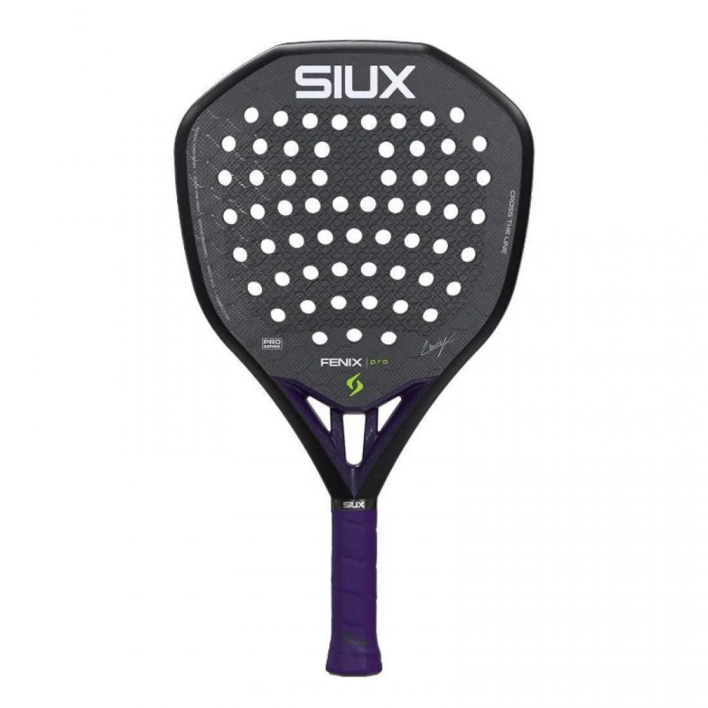 SIUX FENIX PRO 2026 BLACK 12k Carbon Leo Augsburger Racket Padel Original
