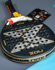 NOX AT10 GENIUS ALUM 2026 AGUSTIN TAPIA 18K CARBON Adjustable Weight Rough Racket Padel Original