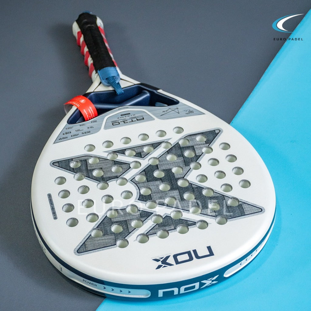 NOX AT10 ALUM XTREME 2026 AGUSTIN TAPIA 12K CARBON Adjustable Weight Rough Racket Padel Original