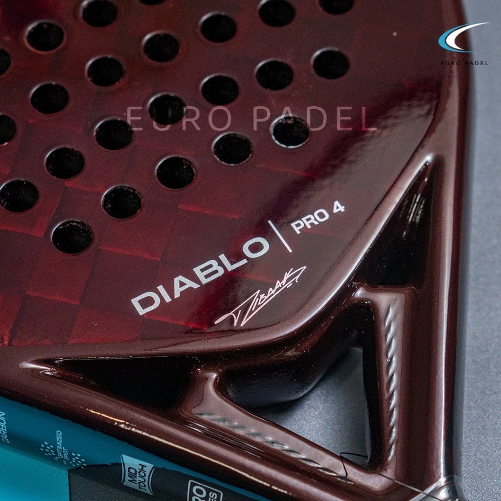SIUX DIABLO PRO 4 2025 18k Carbon Hybrid Racket Padel Original