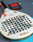 NOX AT10 ALUM XTREME 2026 AGUSTIN TAPIA 12K CARBON Adjustable Weight Rough Racket Padel Original