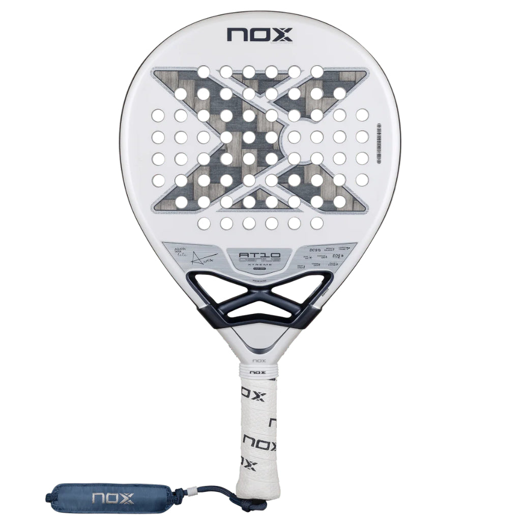 NOX AT10 ALUM XTREME 2026 AGUSTIN TAPIA 12K CARBON Adjustable Weight Rough Racket Padel Original