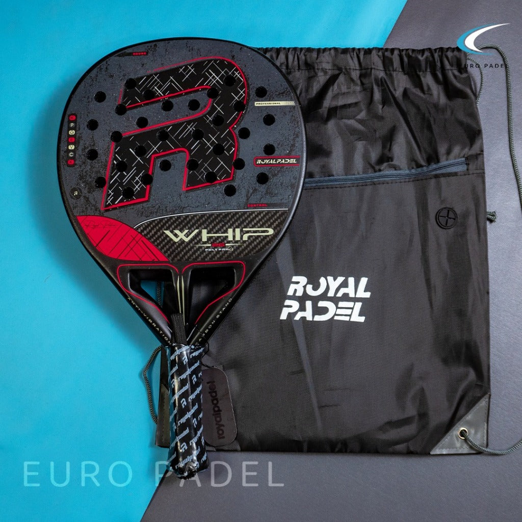 ROYAL PADEL WHIP POLY LIGHT 2026 Intermediate Round Carbonfiber Racket Padel Original