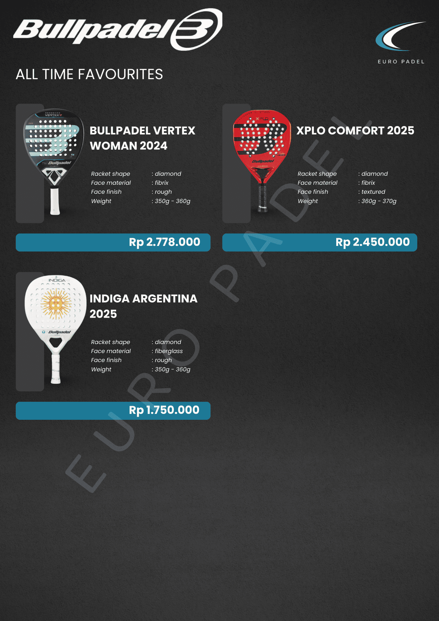 BullPadel All Time Favorite 2